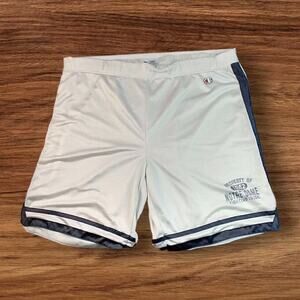 Notre Dame Fighting Irish White/Blue Basketball Gym Shorts by Champion Men’s XXL